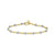 Diamond Bracelet 1 ct tw 10k Yellow Gold 10k White Gold