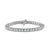 Diamond Bracelet 3 ct tw 14k White Gold