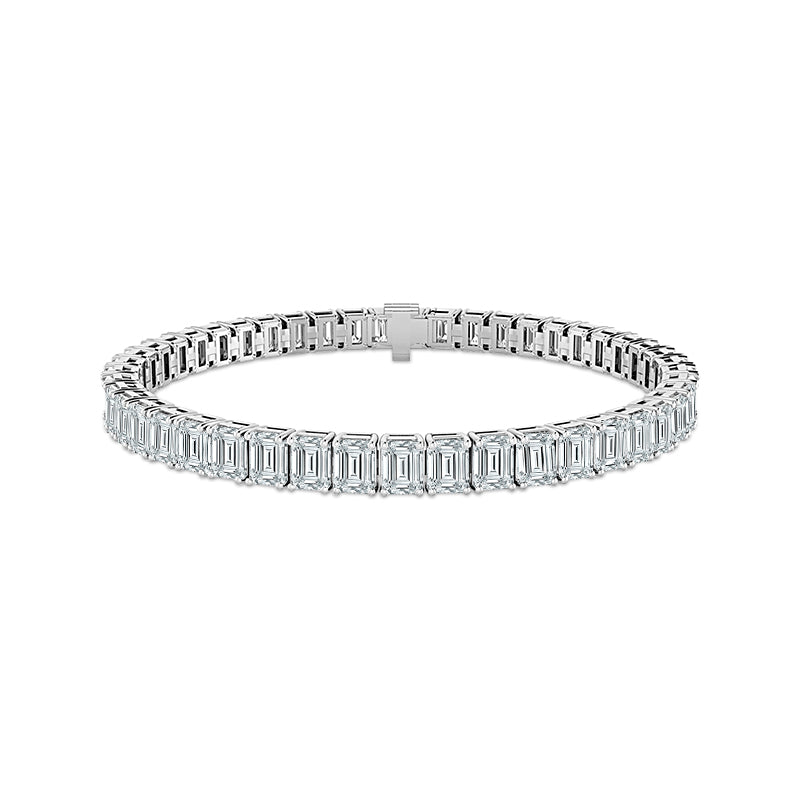 Diamond Bracelet 14.5 ct tw 14k White Gold