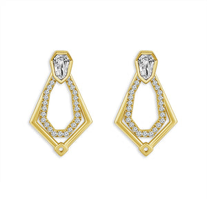 Diamond Fashion Earrings 1 ct tw 14k Rose Gold