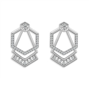 Diamond Fashion Earrings 1 ct tw 14k Yellow Gold