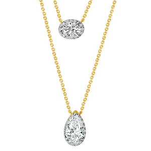 Diamond Fashion Necklace 1.50 ct tw 14k Yellow Gold