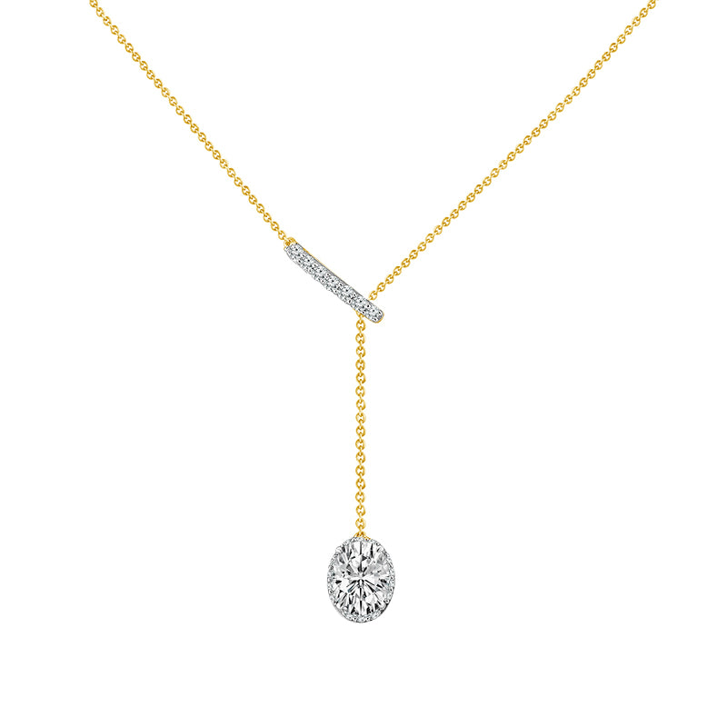 Diamond Fashion Necklace 1.20 ct tw 14k Yellow Gold