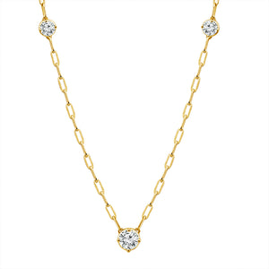 Diamond Fashion Necklace 2 ct tw 14k Yellow Gold