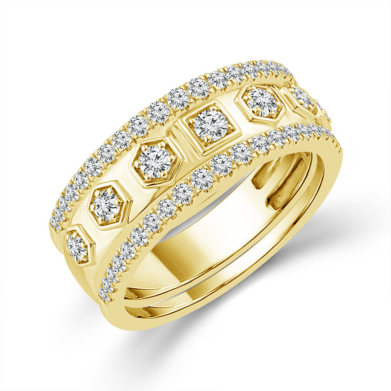 Diamond Band 0.63 ct tw 14k Yellow Gold