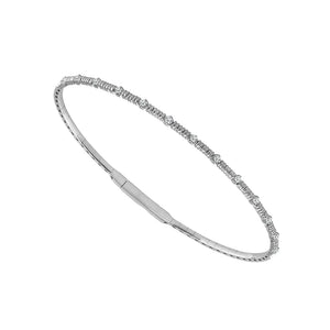 Diamond Bangle 0.2 ct tw 14k Rose Gold