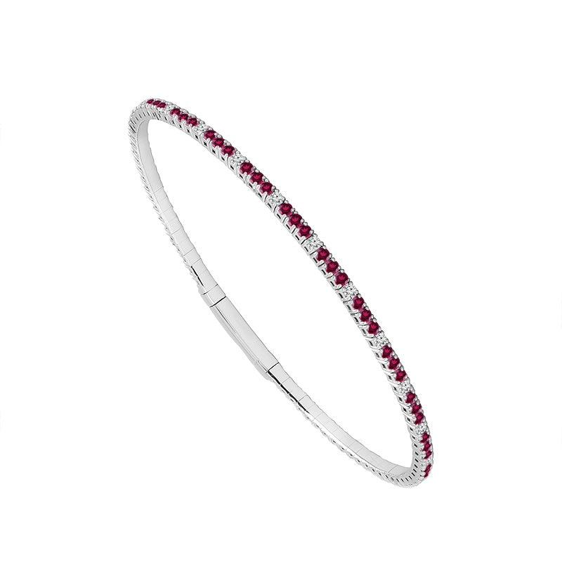 Diamond Bangle 0.40 ct tw 14k White Gold