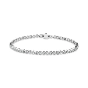 Diamond Bracelet 1.50 ct tw 14k White Gold