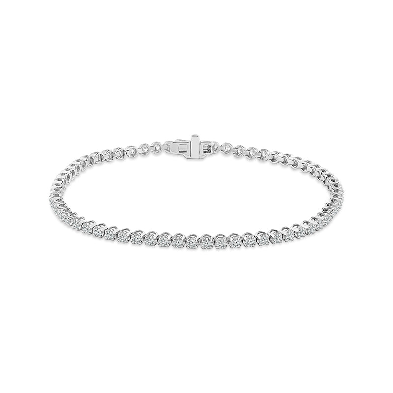 Diamond Bracelet 1 ct tw 14k White Gold