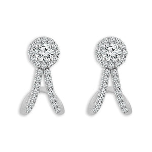 Diamond Fashion Earrings 1.17 ct tw 14k Yellow Gold