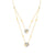 Diamond Necklace 0.75 ct tw 10k Yellow Gold