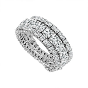 Diamond Band 3.5 ct tw 14k White Gold