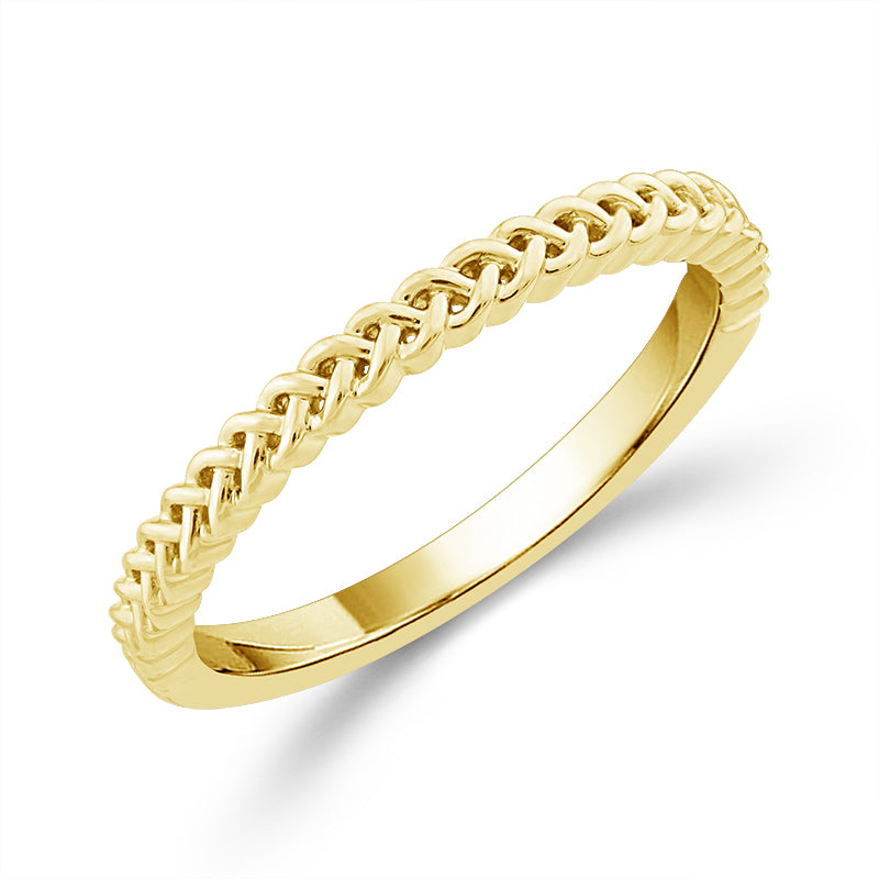 Tracer Band 14k Yellow Gold