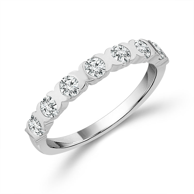 Diamond Band 0.63 ct tw 14k White Gold