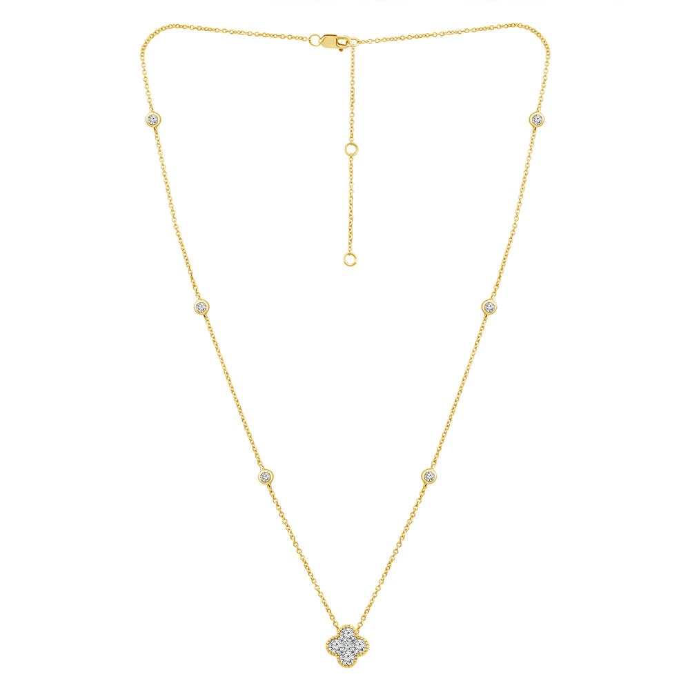 Diamond Fashion Necklace 0.75 ct tw 14k Yellow Gold