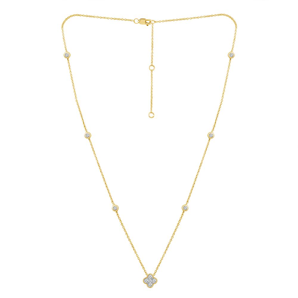 Diamond Fashion Necklace 0.50 ct tw 14k Yellow Gold