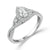 Diamond Engagement Ring 0.5 ct tw 14k White Gold