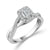 Diamond Engagement Ring 0.5 ct tw 14k White Gold