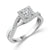 Diamond Engagement Ring 0.5 ct tw 14k White Gold