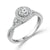 Diamond Engagement Ring 0.5 ct tw 14k White Gold