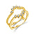 Diamond Enhancer Ring 0.105 ct tw 10k Yellow Gold