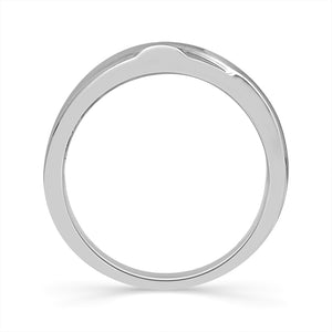 Diamond Mens Ring 0.1 ct tw 10k White Gold