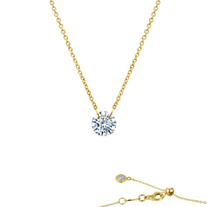 Frameless Solitaire Necklace