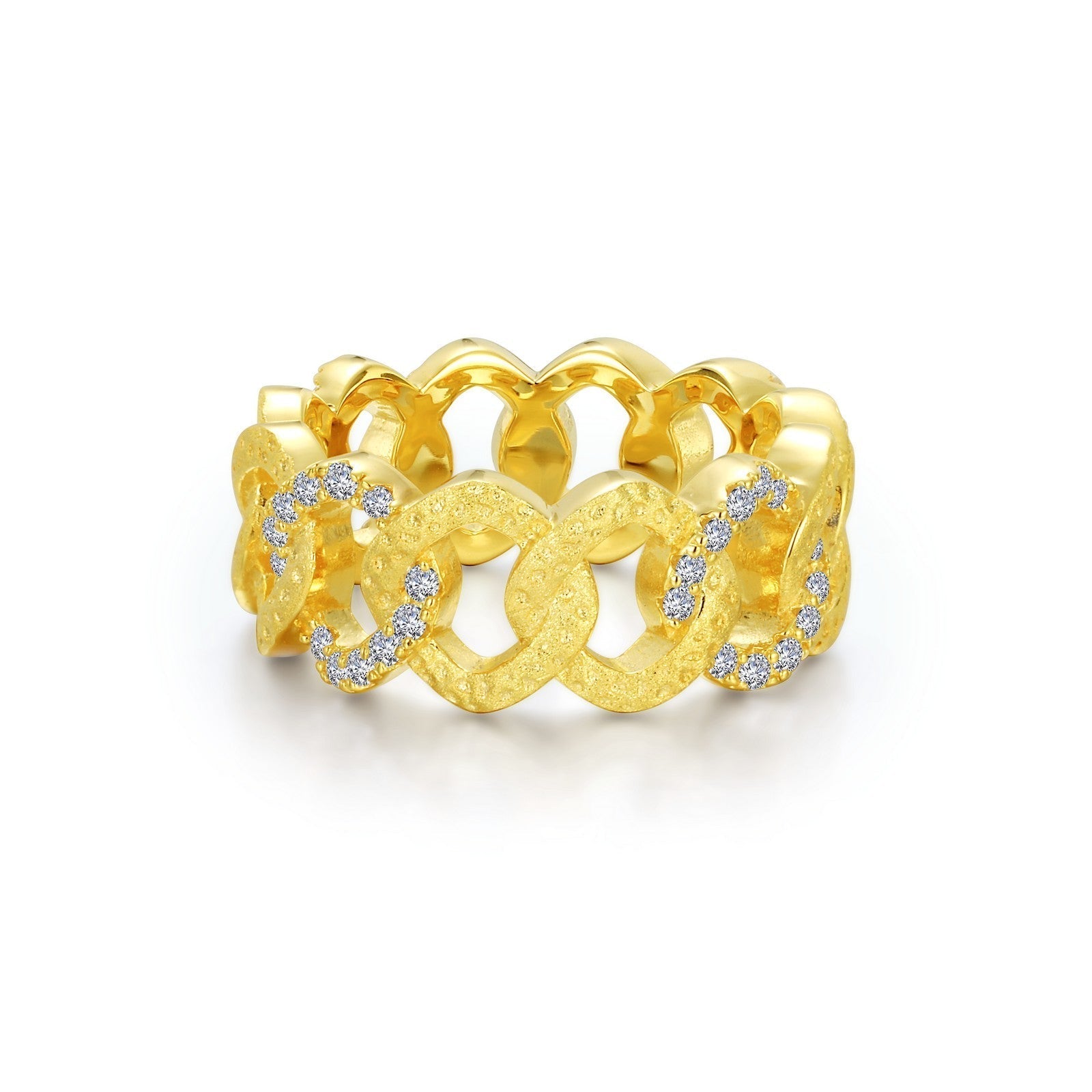 Interlocking Circles Eternity Band